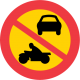 C3 Förbud mot trafik med annat motordrivet fordon än moped klass II