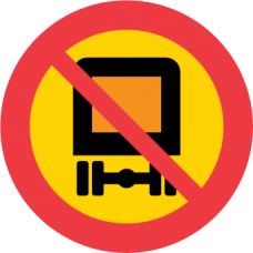 C9 Förbud mot trafik med fordon lastat med farligt gods