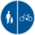 D7-1 - Påbjudna gång- och cykelbanor