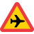 A23-2 Varning för lågt flygande flygplan, vänsterplacerad