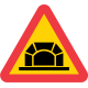 A26 Varning för tunnel